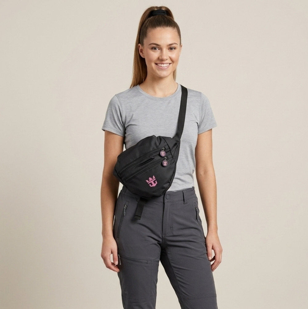 Geckobrands Lightweight Waterproof Waist Pack Rolltop Buckle Dry Pack
